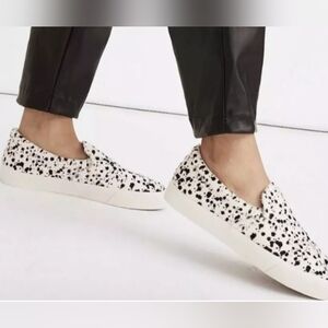 NEW Madewell Slip-On Sneakers Fur NEW Calf Hair Shoes  Womens Size 6.5